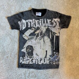 YD The Illest Graphic Tee Men XS Slime Tour Acid Wash Streetwear Shirt